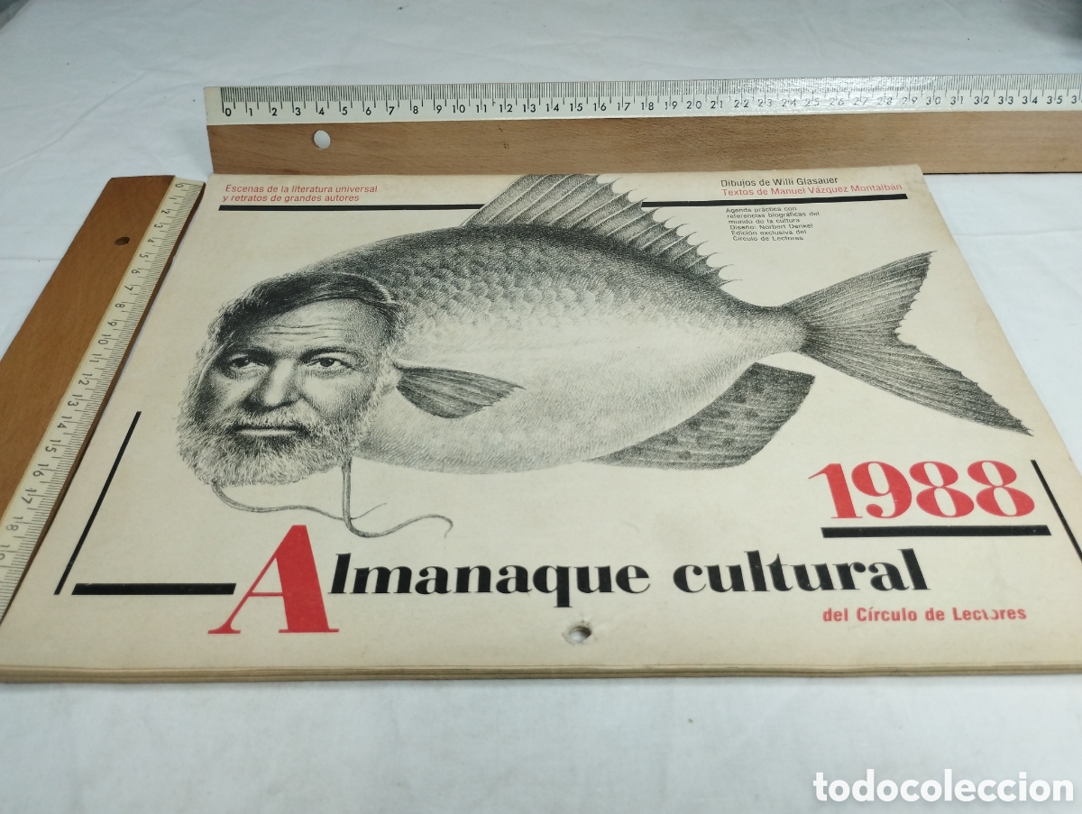 Coleccionismo calendarios: Almanaque cultural de Circulo de lectores, 1988 KKB
