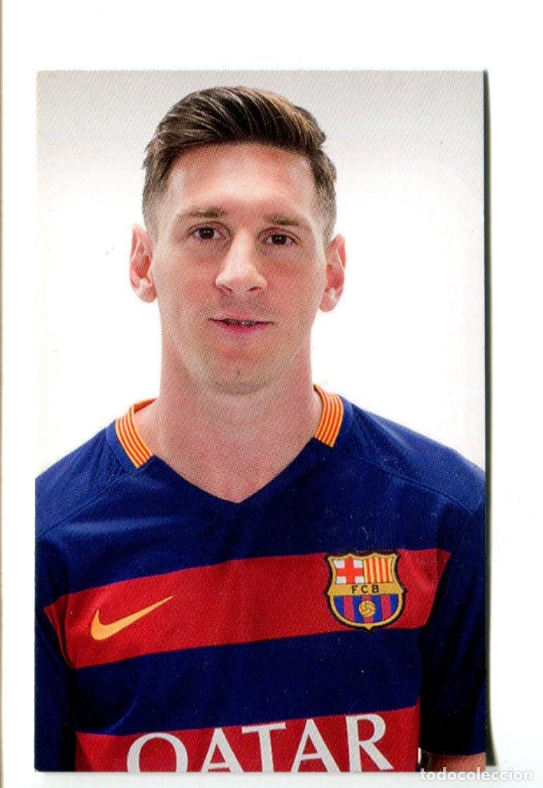 Coleccionismo calendarios: CALENDARIO DE FUTBOL MESSI A&Ntilde;O 2016 PE&Ntilde;A BARCELONISTA DE IRUN