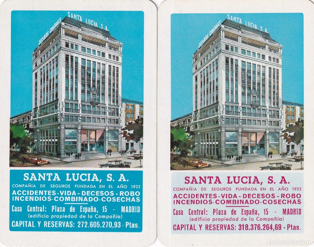 Collezionismo Calendari: 2 Calendarios Fournier. Santa Lucia 1970 y 1971