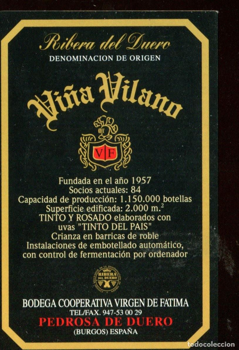 Coleccionismo calendarios: CALENDARIO DOBLE 1997 VI&Ntilde;A VILANO - PEDROSA DE DUERO (BURGOS) BEBIDAS