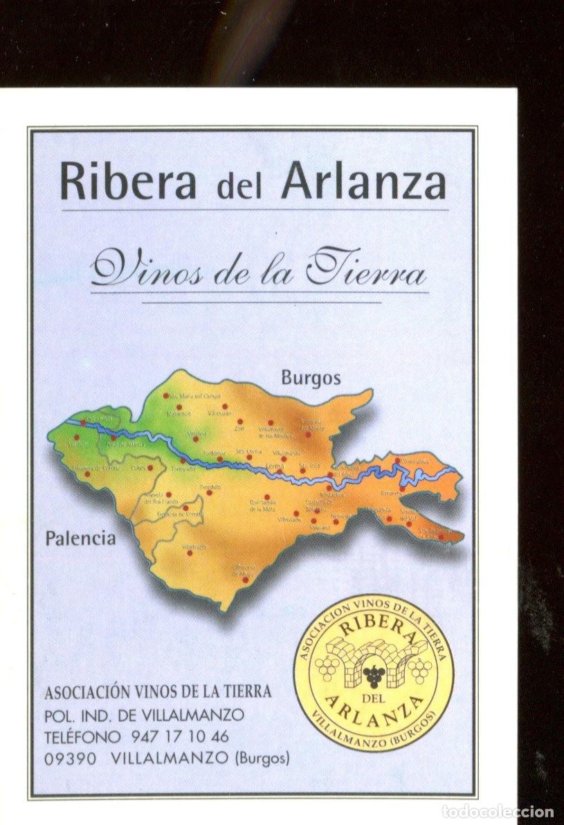 Coleccionismo calendarios: Calendario de Bebida - RIBERA DEL ARLANZA (Vinos de la Tierra) - A&ntilde;o 1999