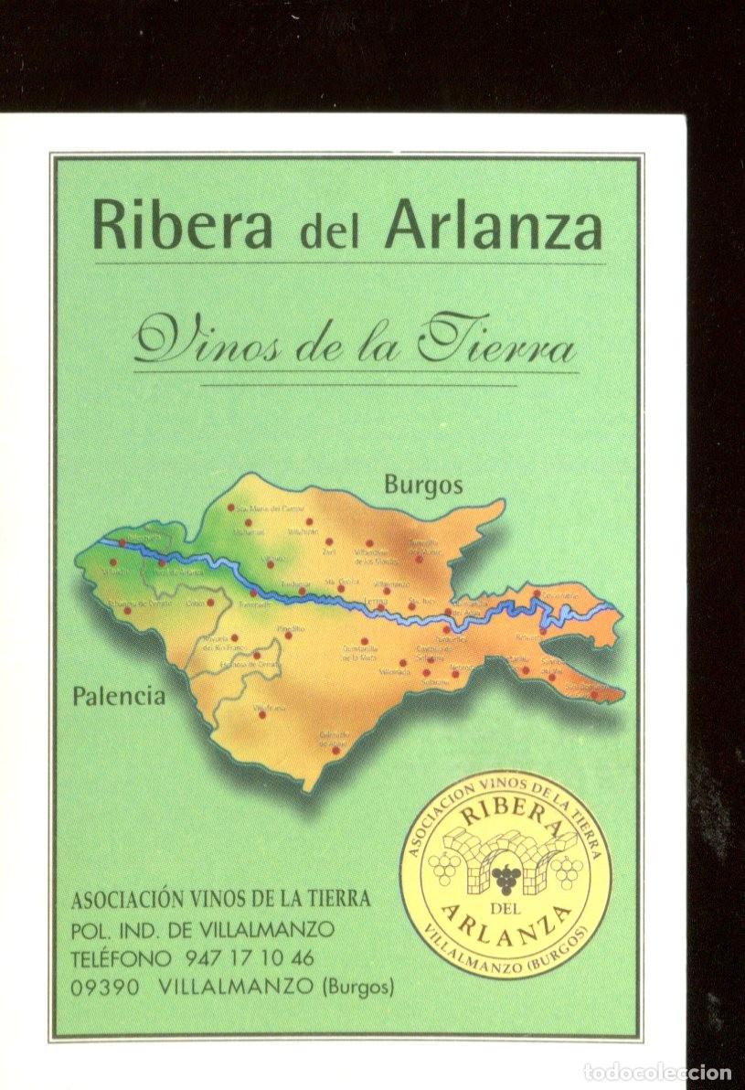 Coleccionismo calendarios: Calendario de Bebida - RIBERA DEL ARLANZA (Vinos de la Tierra) - A&ntilde;o 1999