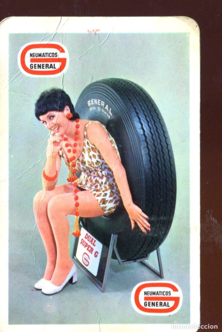 Colecionismo Calend&aacute;rios: Calendario publicitario NEUMATICOS GENERAL. 1971 CHICA
