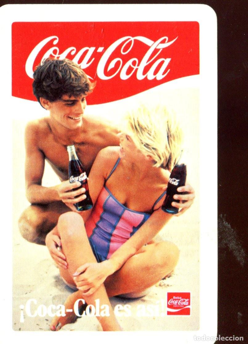 Coleccionismo calendarios: Calendario H Fournier Coca Cola 1985. Chica. Bebidas