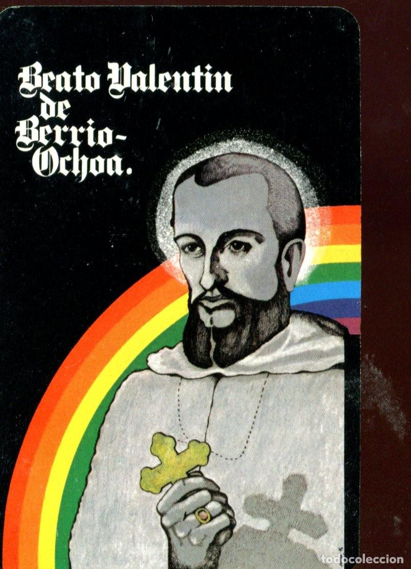 Coleccionismo calendarios: Calendario Fournier. Beato Valent&iacute;n de Berrio-Otxoa 1983