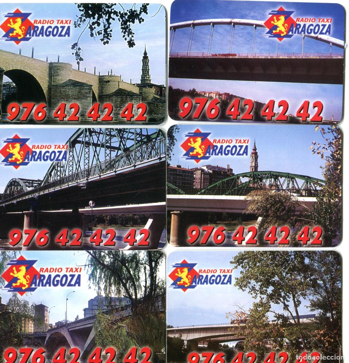 Coleccionismo calendarios: 10 CALENDARIOS DE PUBLICIDAD - 2002 - RADIO TAXI ZARAGOZA