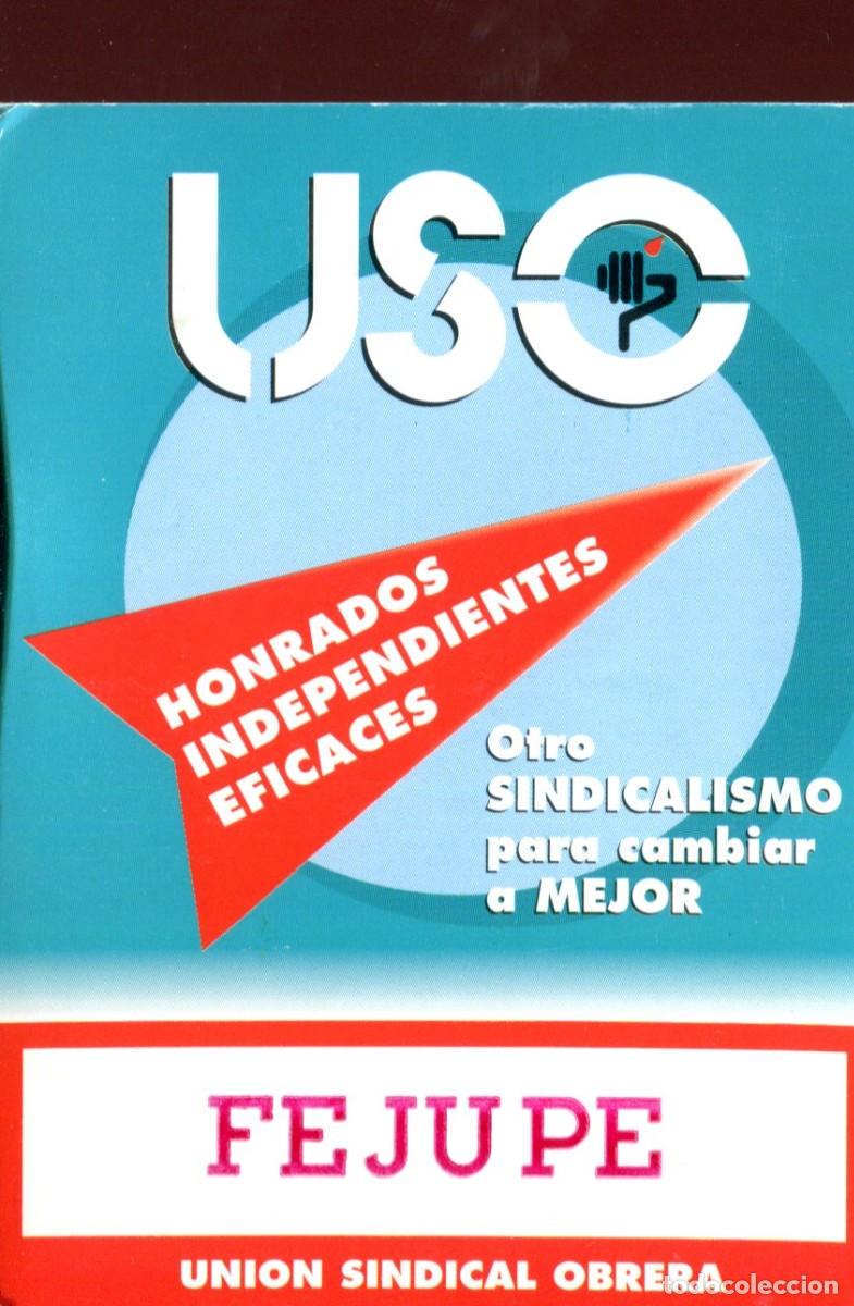 Collectionnisme Calendriers: Calendario POLITICO - SINDICATO USO UNION SINDICAL OBRERA CAJA ASTURIAS. A&ntilde;o 1999