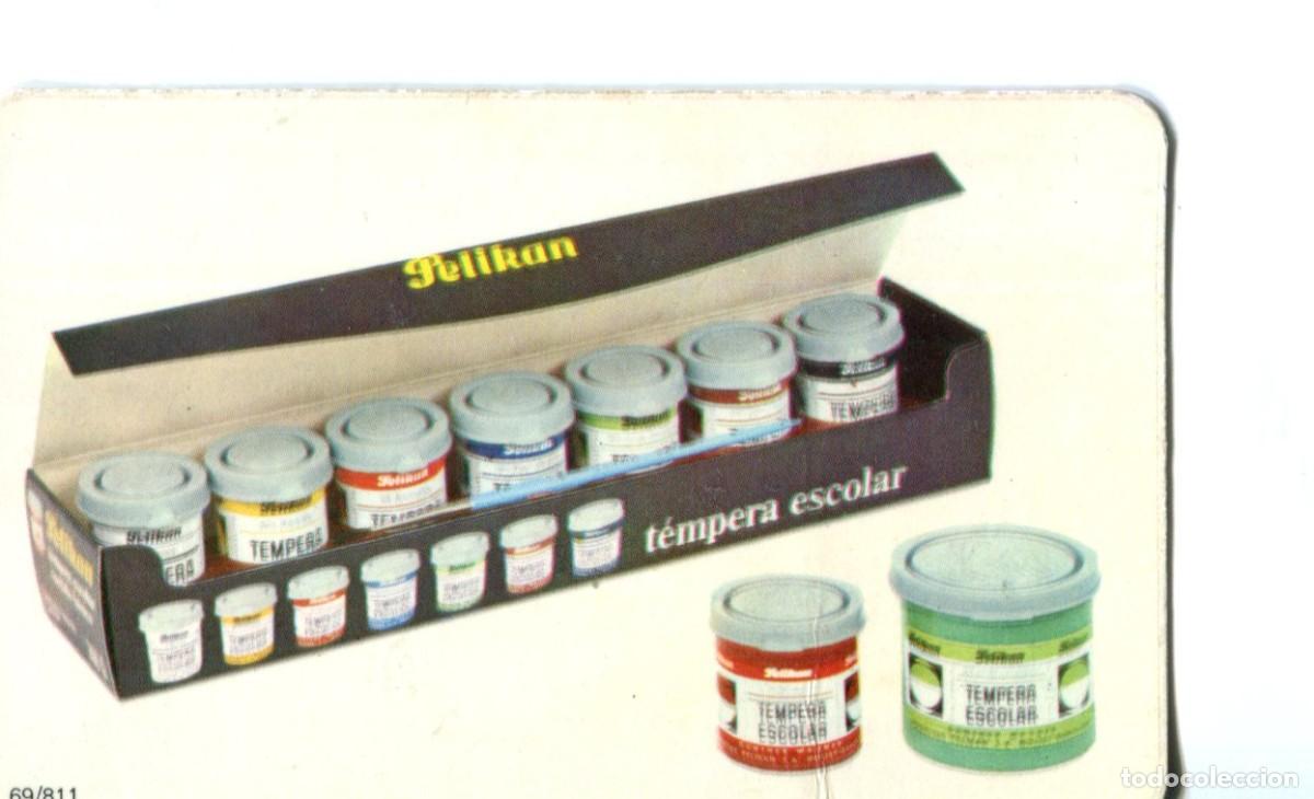 Coleccionismo calendarios: Calendario PELIKAN 1976 Colores Opacos Tempera Escolar