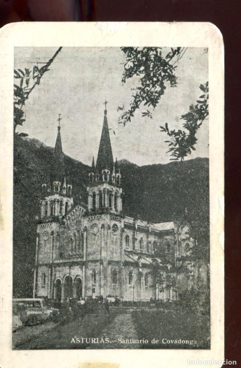 Coleccionismo calendarios: CALENDARIO -ASTURIAS SANTUARIO DE COVADONGA -1967 - VER REVERSO -