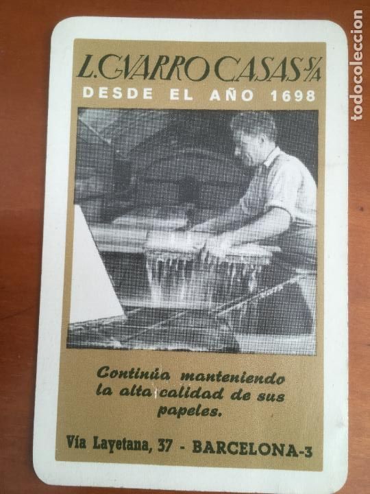 Collectables Calendars: fournier guarro casas 1962 calendario original