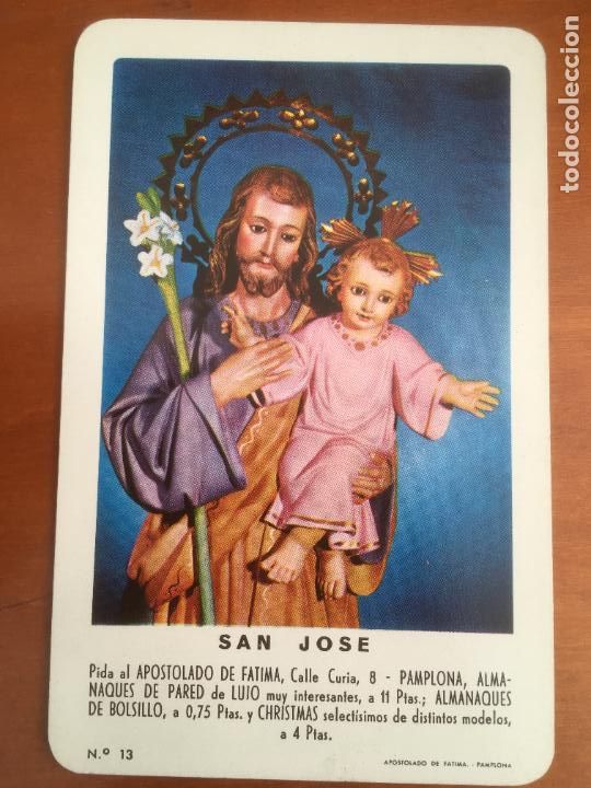 Collectables Calendars: fournier san jose 1965 calendario original perfecto estado