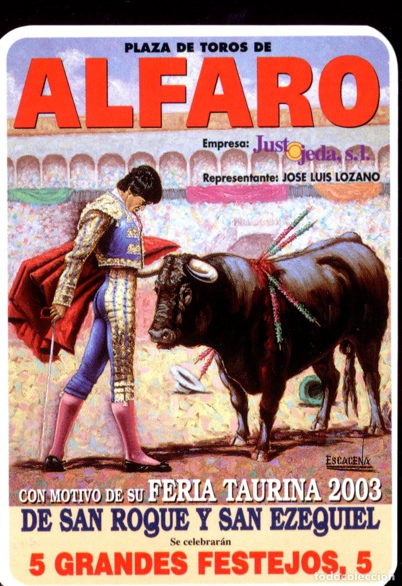 Colecionismo Calend&aacute;rios: CALENDARIO PLAZA DE TOROS DE ALFARO, A&Ntilde;O 2004, PINTURA