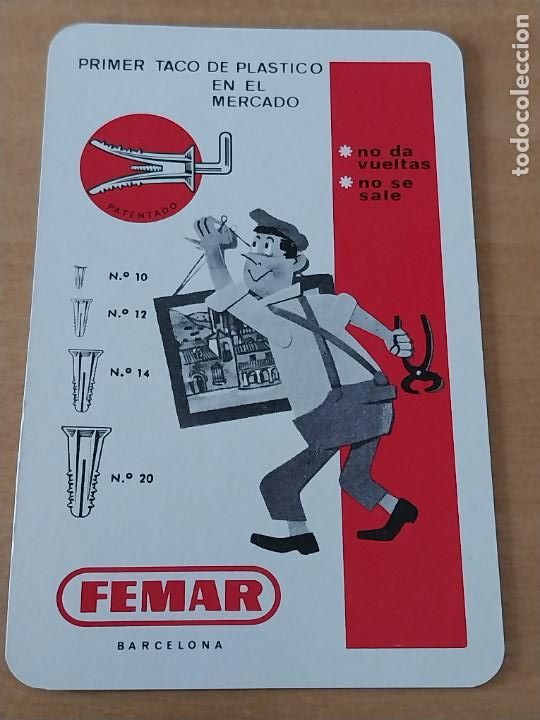 Collectables Calendars: FEMAR 1970 CALENDARIO FOURNIER TACO PL&Aacute;STICO
