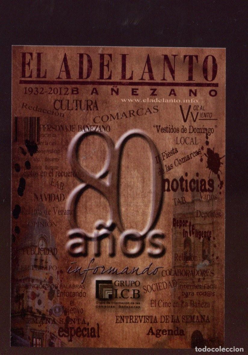 Coleccionismo calendarios: Calendario bolsillo - EL ADELANTO BA&Ntilde;EZANO - PERI&Oacute;DICO DIARIO - A&Ntilde;O 2012