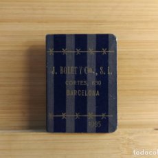 Coleccionismo Calendarios: BARCELONA-J.BOLET-ESPEJO PUBLICIDAD-CALENDARIO 1935-PHILIPS RADIO LAMPARAS-VER FOTOS-(K-11.262)