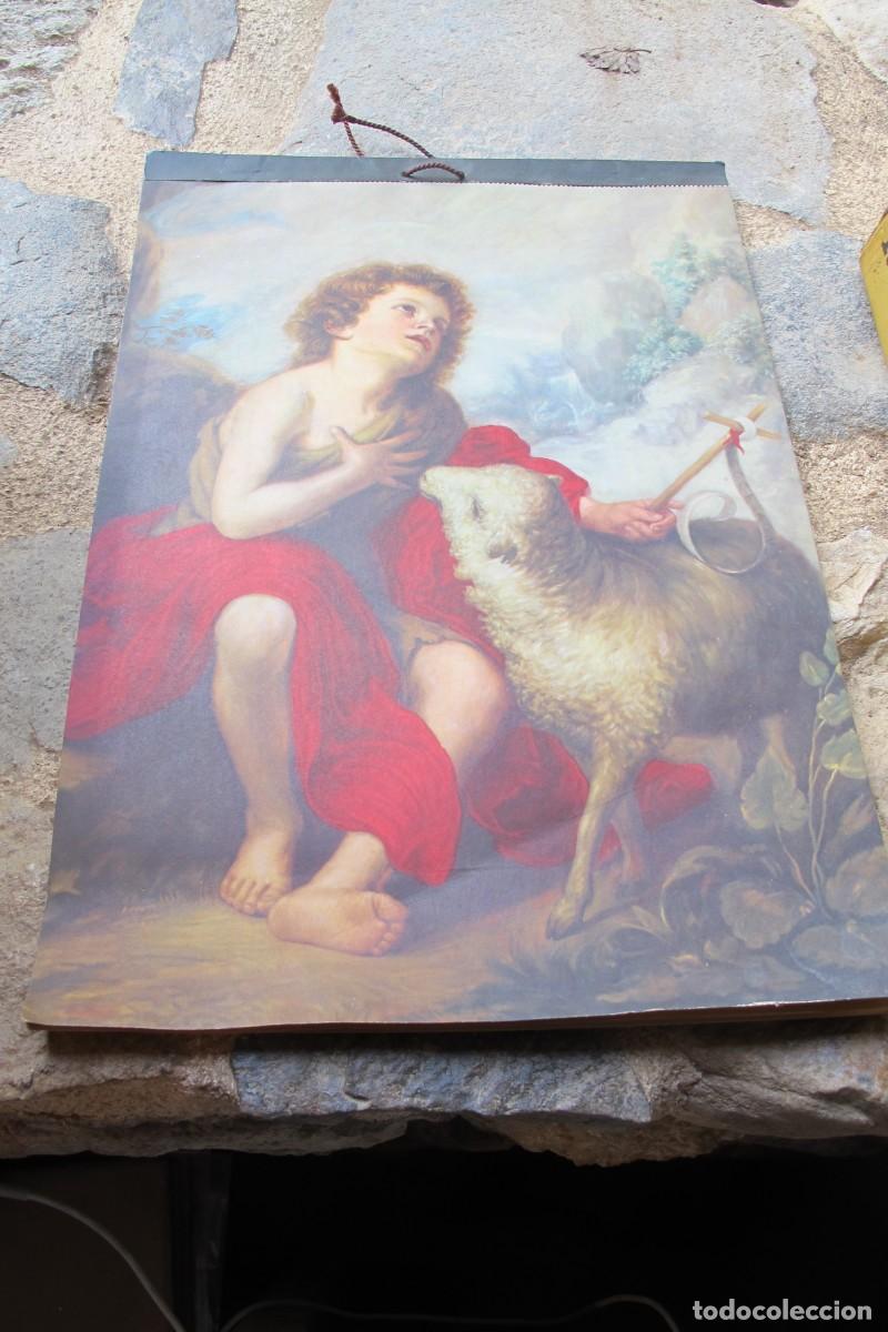 Coleccionismo calendarios: CALENDARIO RELIGIOSO 1967 24X34 CON 12 CUADROS CLASICOS RUBENS ETC....