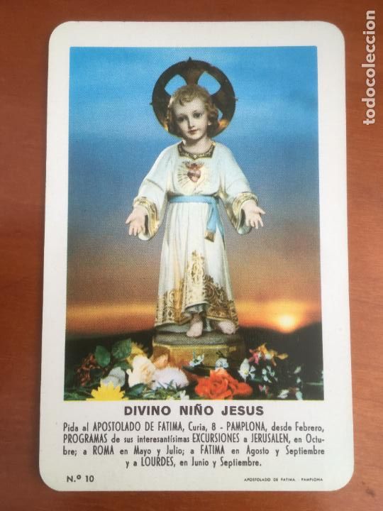Coleccionismo Calendarios: fournier divino ni&ntilde;o jesus 1963 calendario original perfecto estado