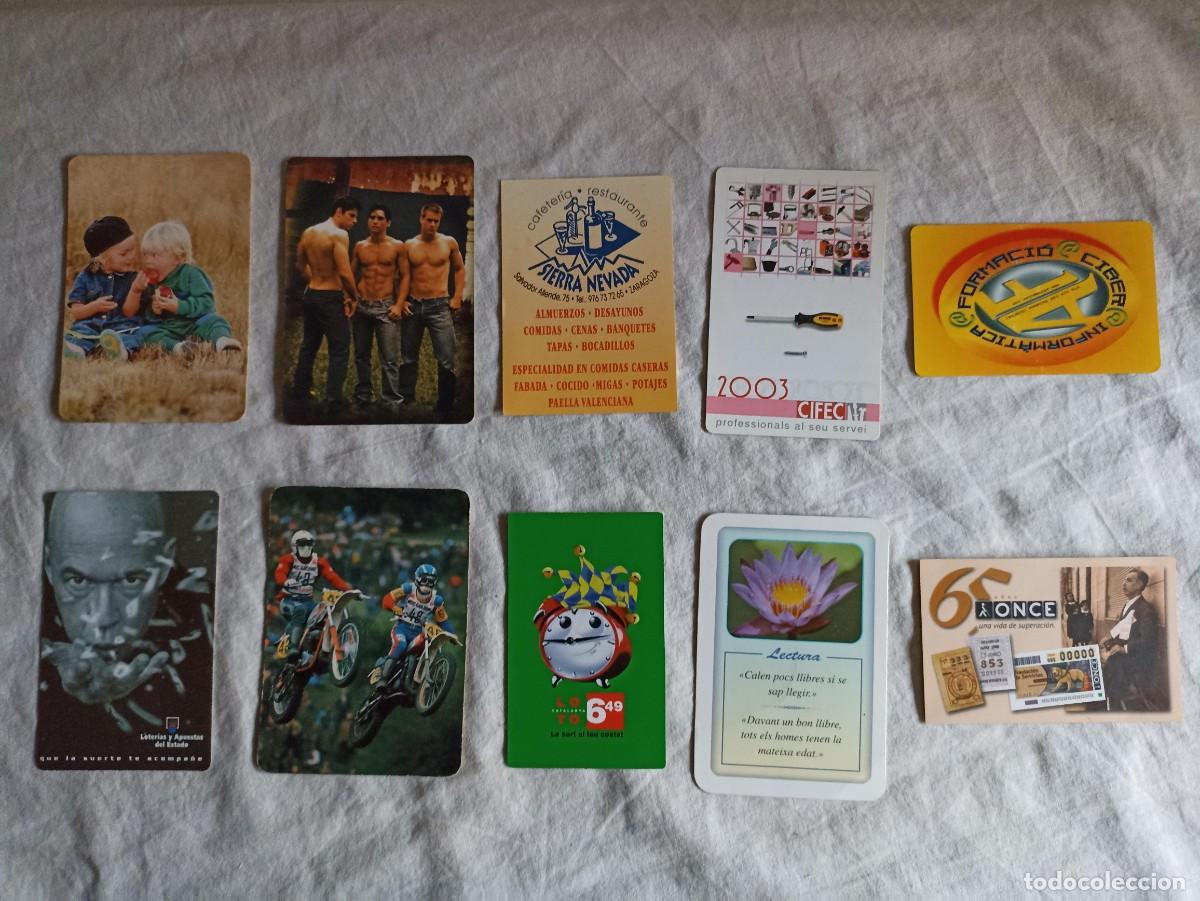 Collectables Calendars: Lote 10 viejos calendarios de bolsillo variados