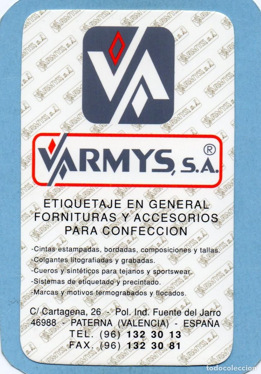 Colecionismo Calend&aacute;rios: Calendario de Publicidad 1991 - VARMYS S.A.