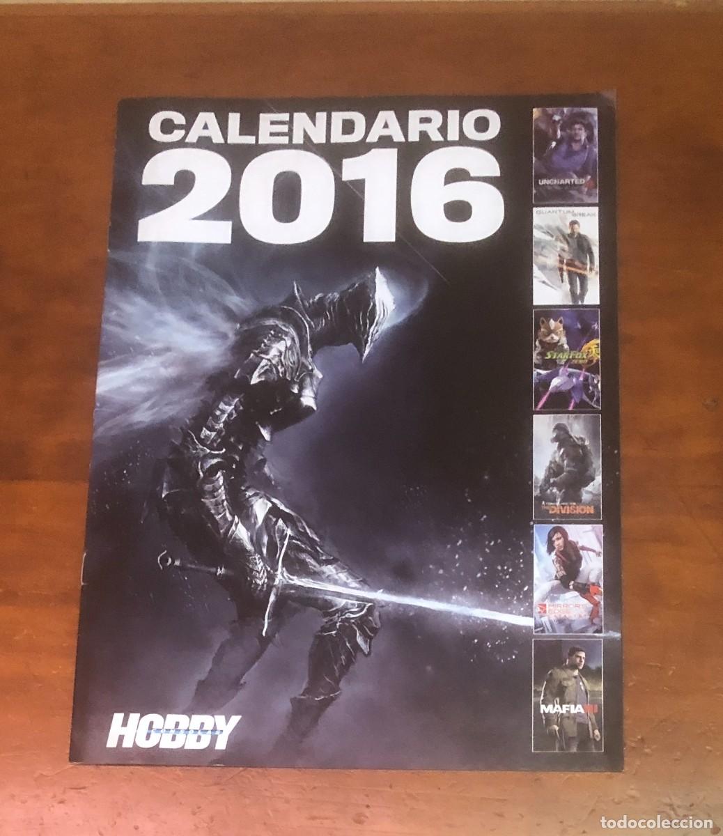 Coleccionismo calendarios: calendario 2016 hobby consolas - Foto 1