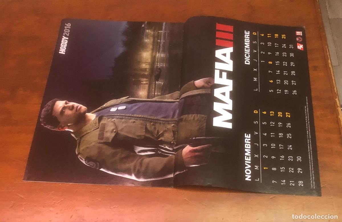Coleccionismo calendarios: calendario 2016 hobby consolas - Foto 2