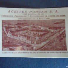 Coleccionismo Calendarios: (CA-265)CALENDARIO DE BOLSILLO CELULOIDE ACEITES PORCAR S.A.FABRICA EN LERIDA AÑO 1929