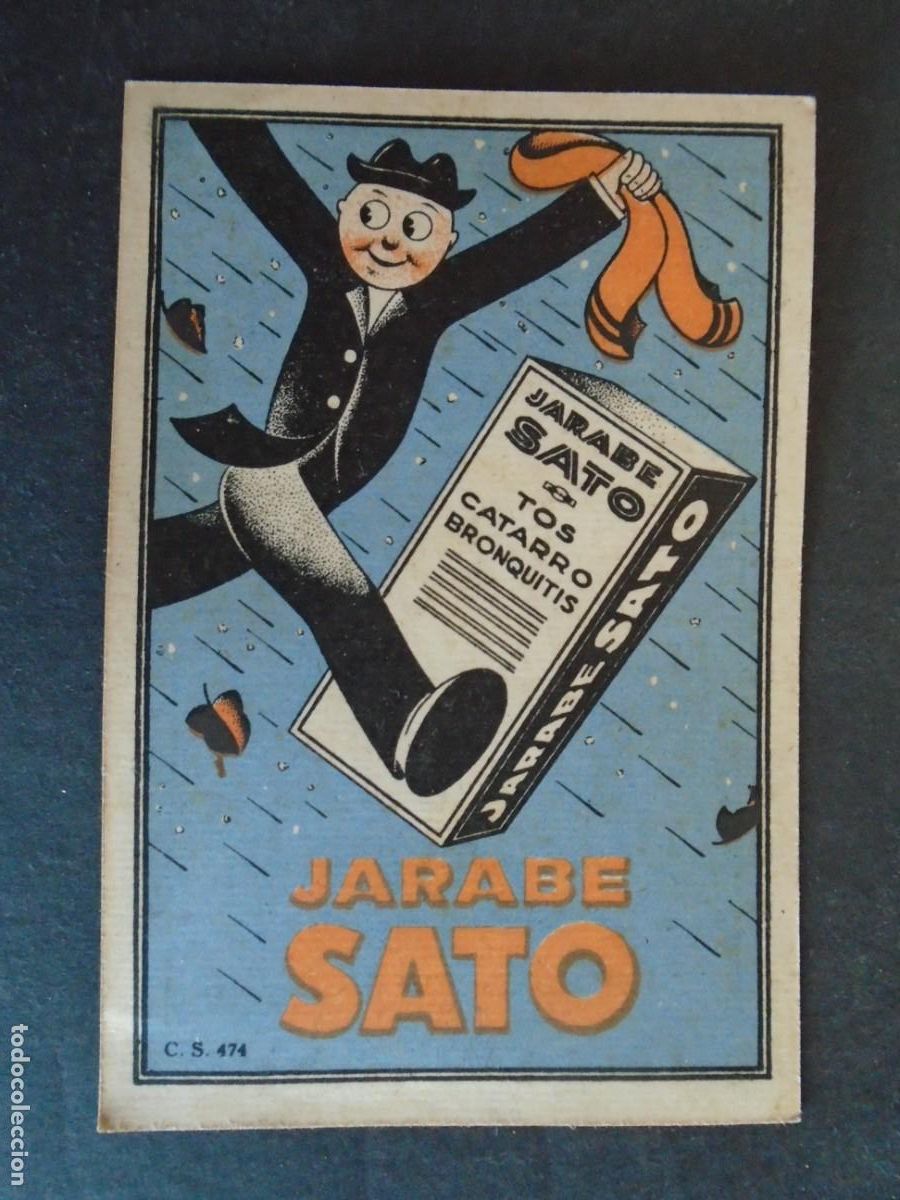Coleccionismo calendarios: (CA-275)CALENDARIO DE BOLSILLO JARABE SATO A&Ntilde;O 1945