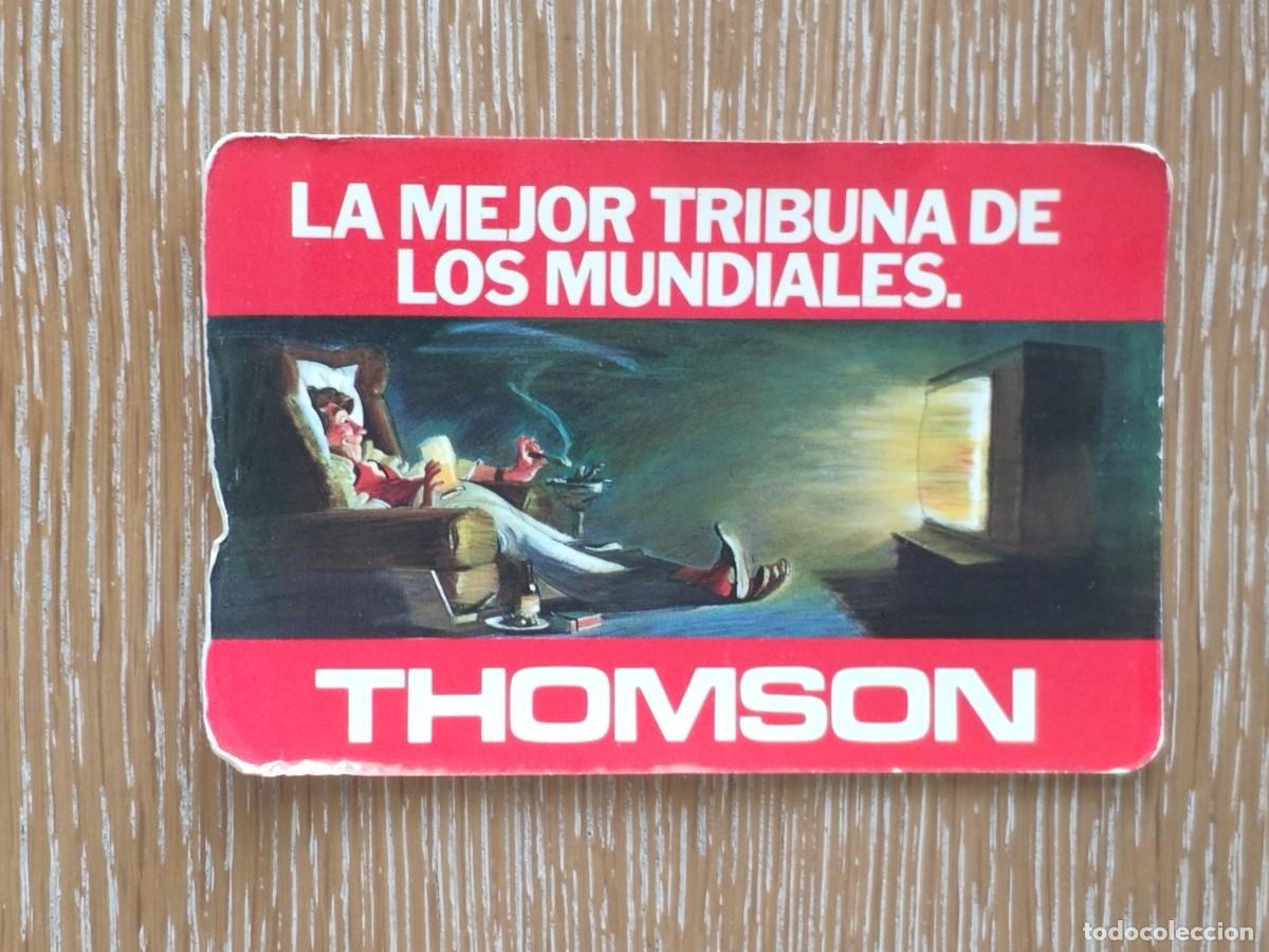 Coleccionismo calendarios: VCK 3880 Calendario Partidos - A&Ntilde;O 1982 - CAMPEONATO MUNDIAL FUTBOL - THOMSON TELEVISORES