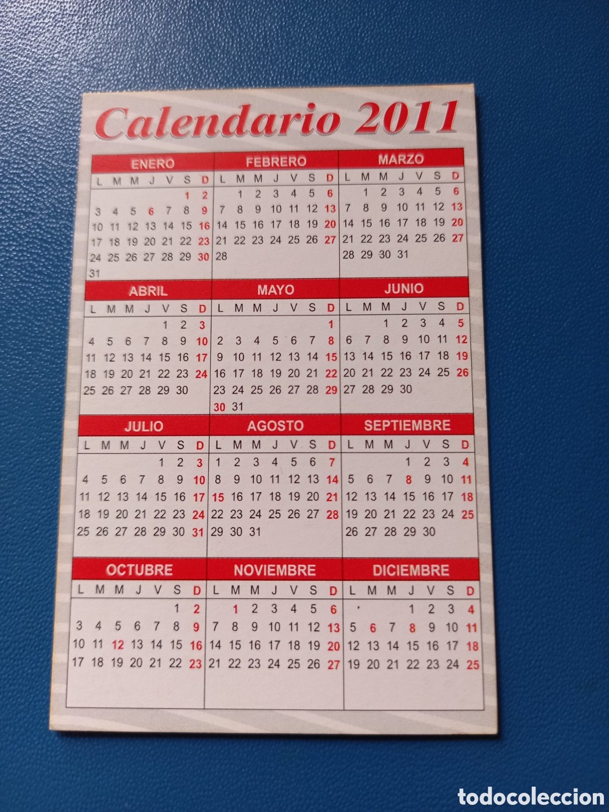 Coleccionismo Calendarios: CALENDARIO DE BOLSILLO A&Ntilde;O 2011. PUBLICIDAD ALASKA (LAS PALMAS DE G.C.)