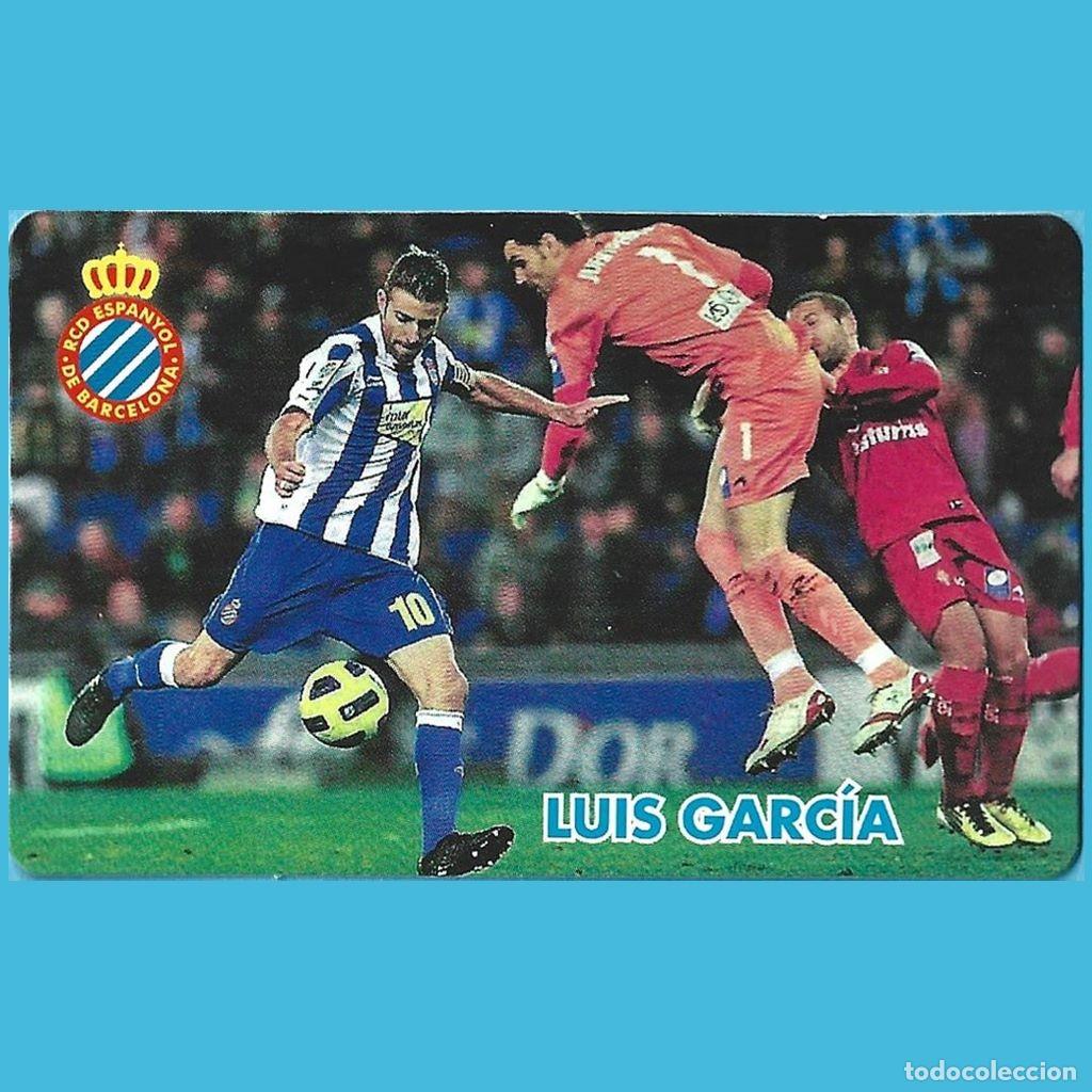 Coleccionismo Calendarios: CALENDARIO DE BOLSILLO LUIS GARC&Iacute;A RCD ESPANYOL 2011