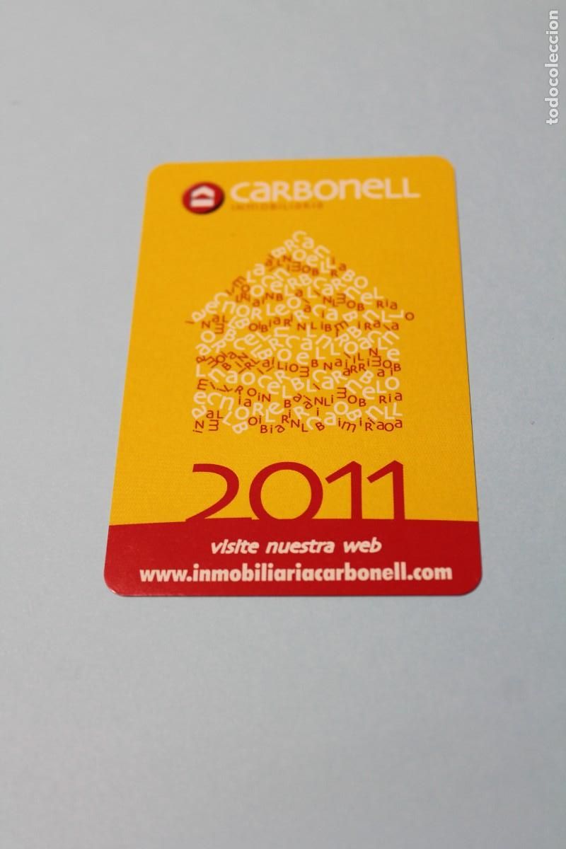 Coleccionismo calendarios: CALENDARIO FOURNIER. INMOBILIARIA CARBONELL. A&Ntilde;O 2011. ALCOY, BANYERES, ONTINYENT.