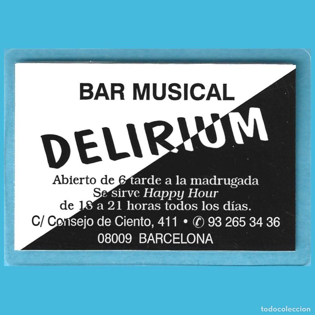 Coleccionismo Calendarios: CALENDARIO DE BOLSILLO BAR DELIRIUM 2000
