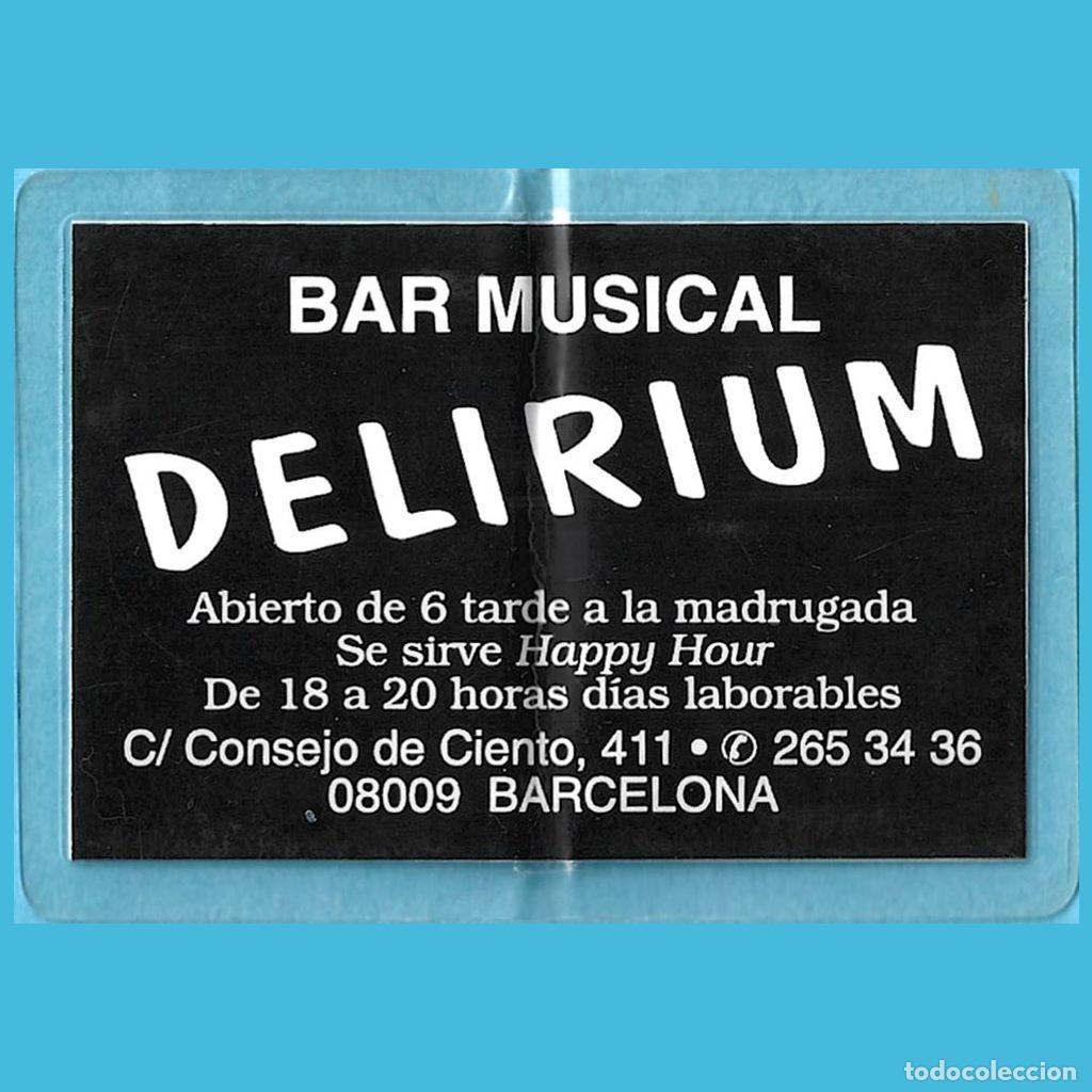 Coleccionismo Calendarios: CALENDARIO DE BOLSILLO BAR DELIRIUM 1997