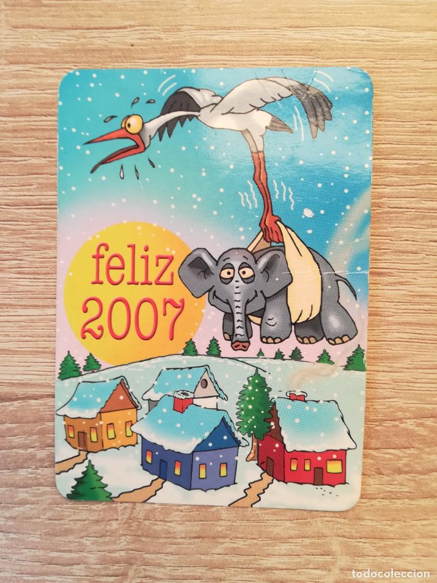Collezionismo Calendari: CALENDARIO DE BOLSILLO 2007 CON N&ordm; CESTA NAVIDAD - LA CARNICER&Iacute;A -TAVERNES BLANQUES (VALENCIA) -2006