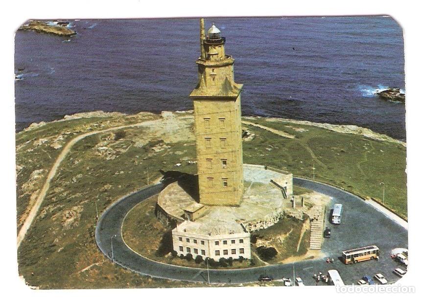 Coleccionismo calendarios: CALENDARIO DE BOLSILLO A&Ntilde;O 1975 LA CORU&Ntilde;A - TORRE DE H&Eacute;RCULES - FARO - VER FOTO REVERSO