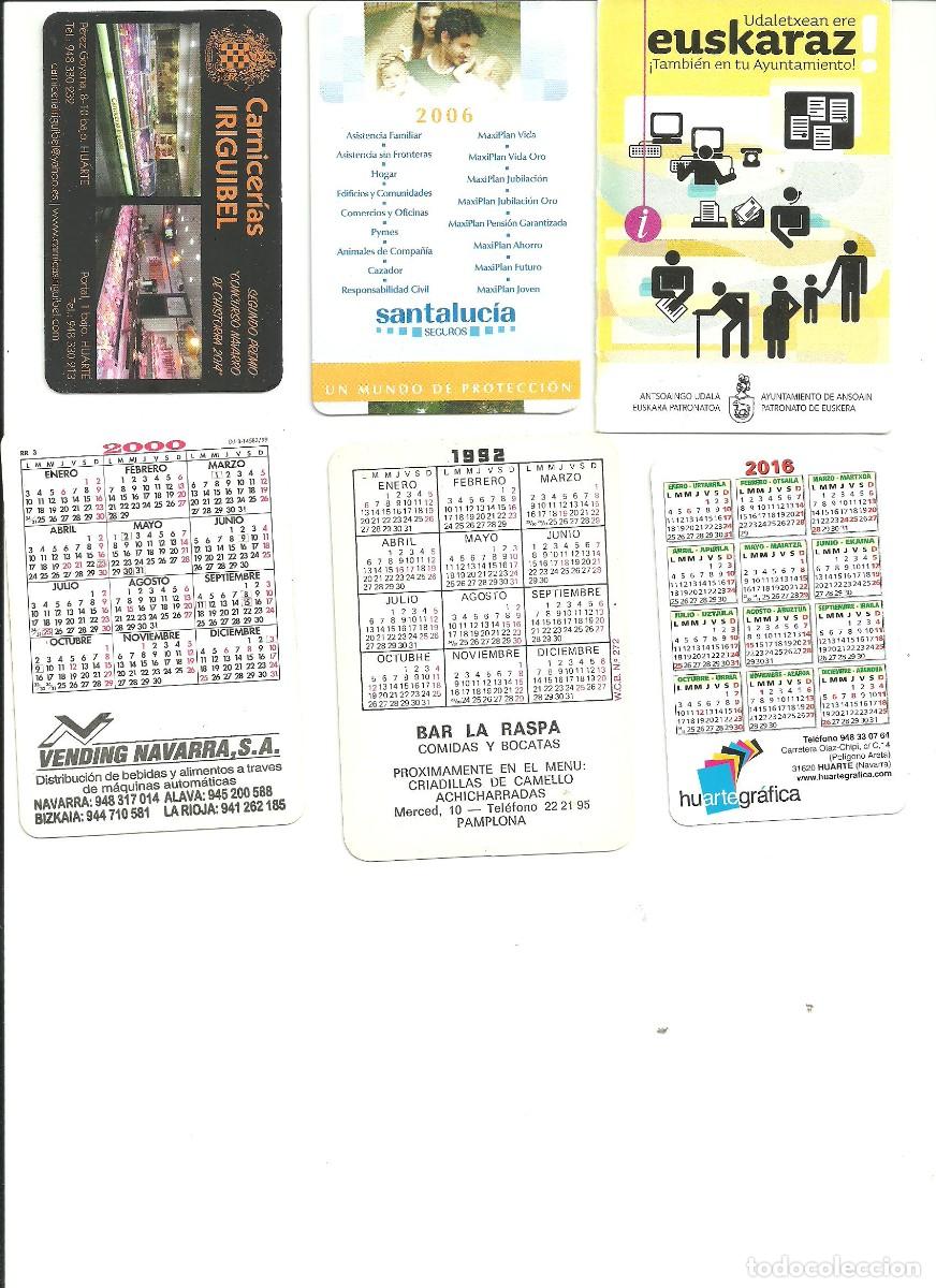 Coleccionismo calendarios: 50 calendarios de bolsillo diferentes - Foto 4