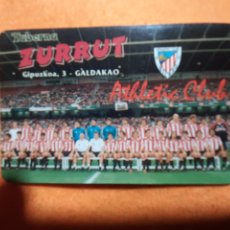 Coleccionismo Calendarios: CALENDARIO 1999 - ATHLETIC CLUB BILBAO - TABERNA ZURRUT - GALDAKAO