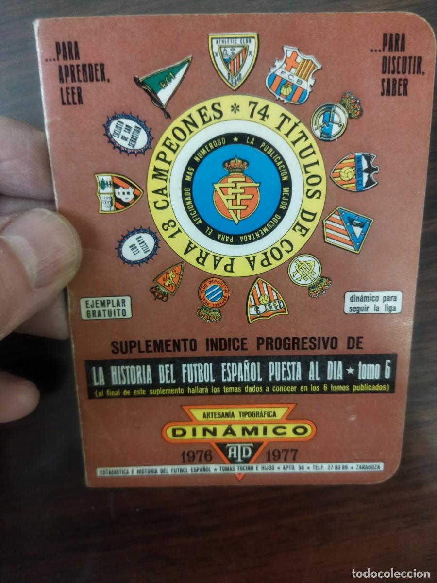 Coleccionismo calendarios: Calendario de futbol. 1976-1977