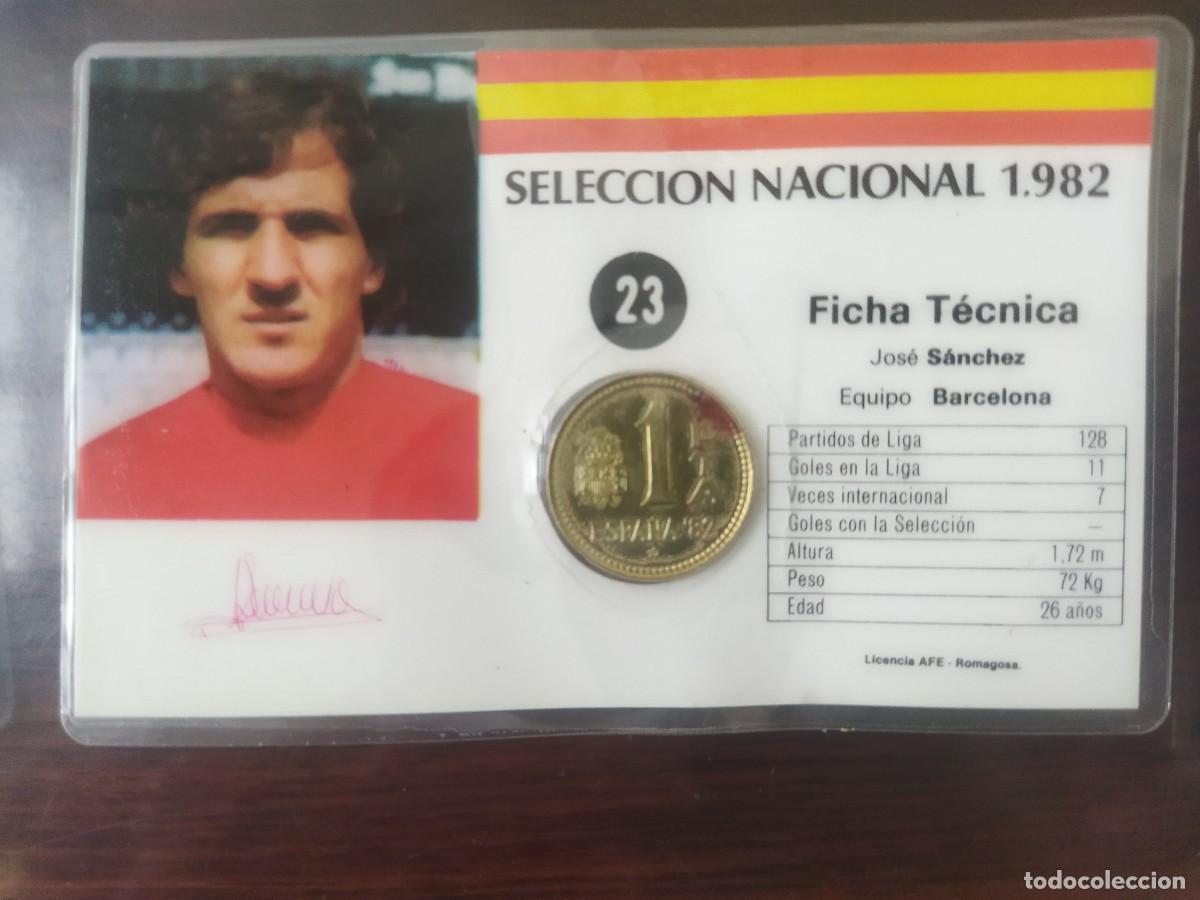Coleccionismo Calendarios: Carnet futbol selecci&oacute;n espa&ntilde;ola. 1982 sanchez