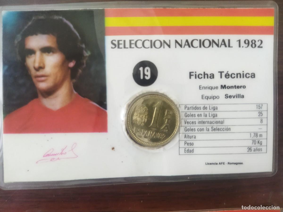 Coleccionismo calendarios: Carnet futbol selecci&oacute;n espa&ntilde;ola. 1982 montero