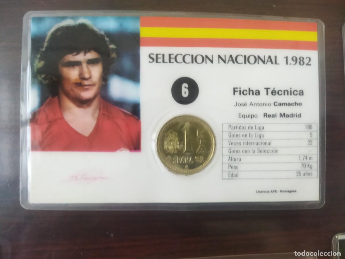Coleccionismo calendarios: Carnet futbol selecci&oacute;n espa&ntilde;ola. 1982 camacho