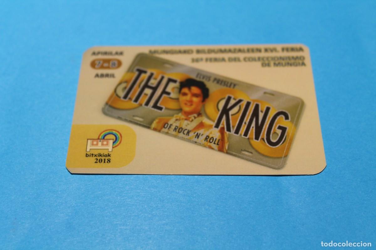 Coleccionismo calendarios: CALENDARIO DE BOLSILLO. ELVIS PRESLEY. THE KING. A&Ntilde;O 2018.