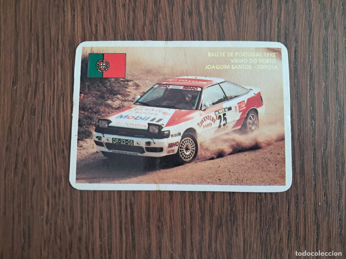 Coleccionismo Calendarios: calendario de publicidad de Portugal, rallye de Portugal 92, Joaquim Santos, Toyota, a&ntilde;o 1993