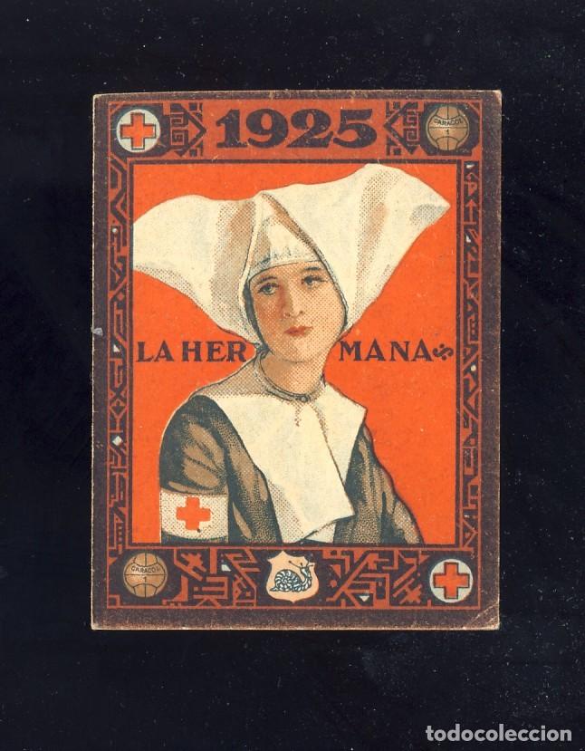 Collectionnisme Calendriers: Calendario 1925 LA HERMANA. Publicidad Productes Tusell S.A. Cruz Roja. Desplegable