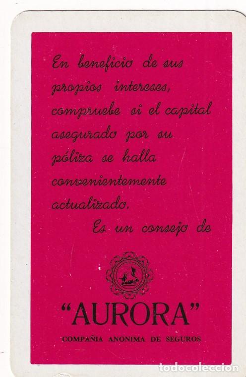 Collectables Calendars: CALENDARIO DE FOURNIER DE SEGUROS AURORA A&Ntilde;O 1971