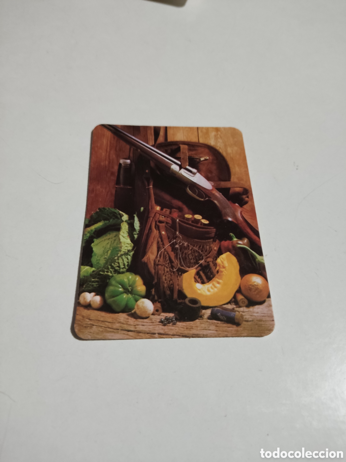 Coleccionismo Calendarios: Calendario bodeg&oacute;n escopeta verduras