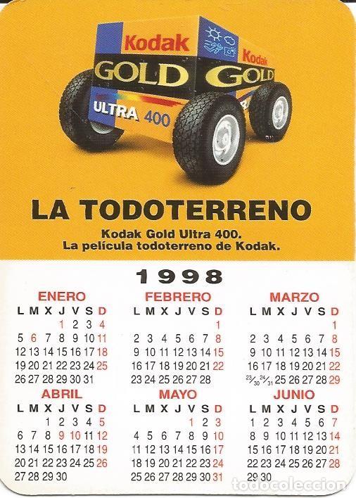 Coleccionismo calendarios: [CALENDARIO DE BOLSILLO] Kodak Gold Ultra 400. La Todoterreno. A&ntilde;o 1998