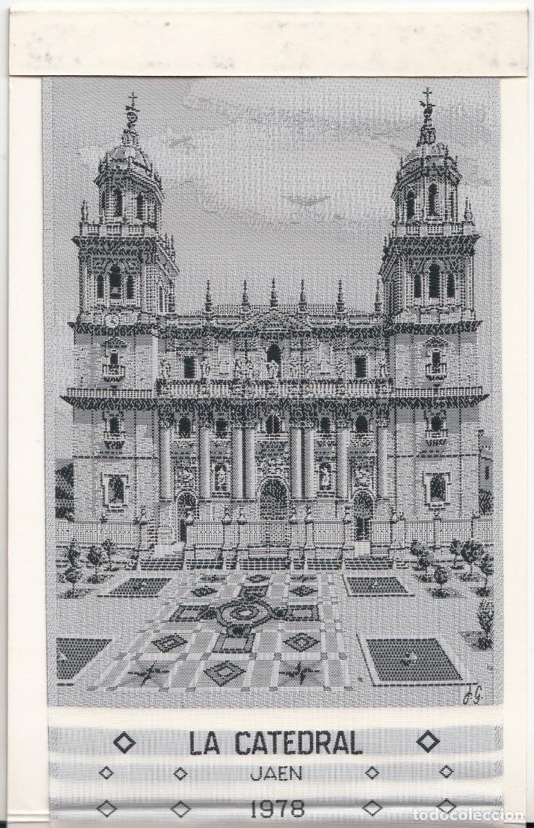 Coleccionismo Calendarios: ALMANAQUE DE TELA DE TERRASSA CON LA IMAGEN DE LA CATEDRAL DE JA&Eacute;N - 1978