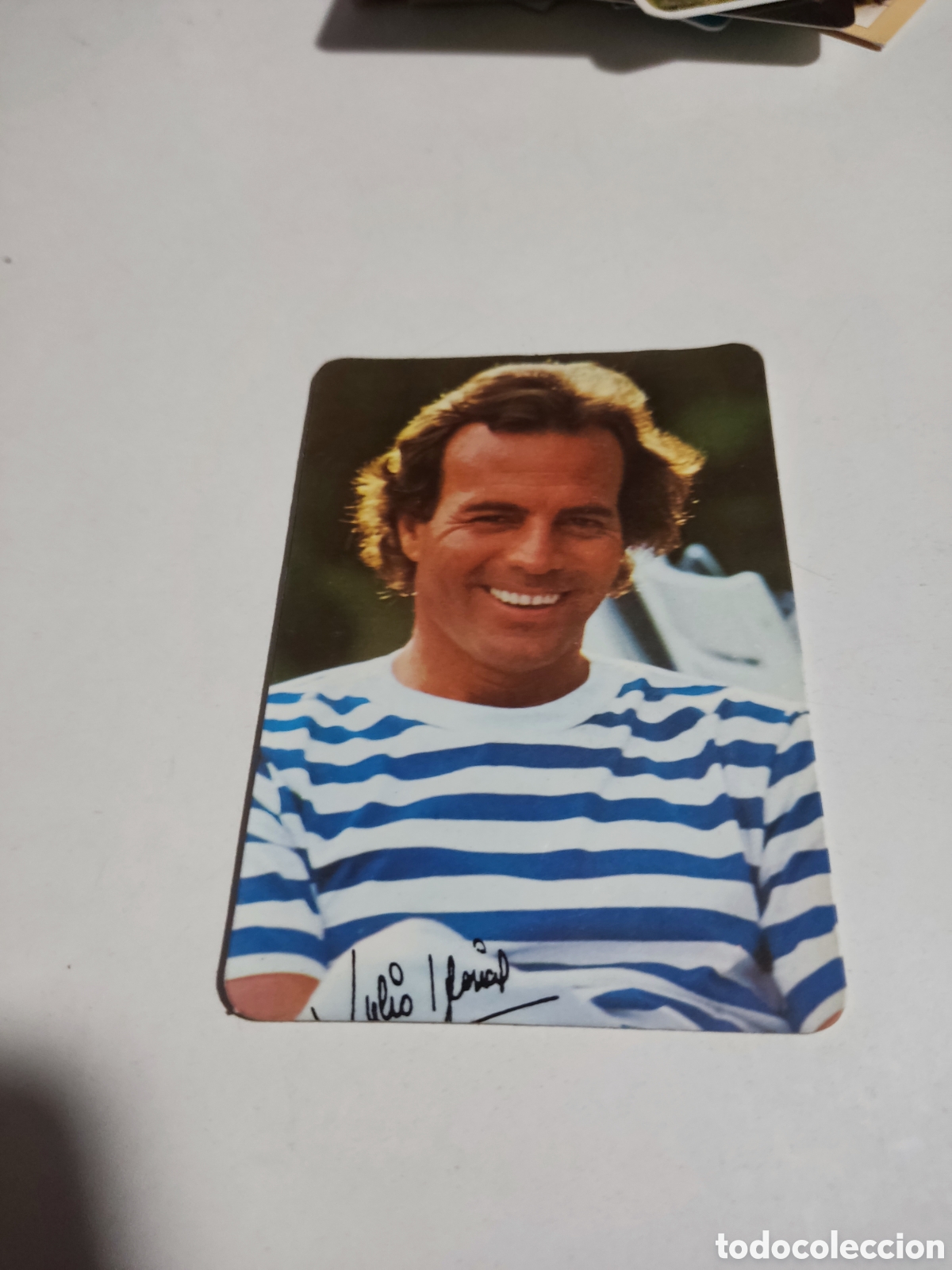 Coleccionismo Calendarios: Calendario julio iglesias, caf&eacute; Bar chupete,tabernas Almer&iacute;a