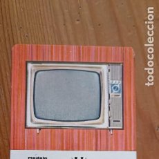 Coleccionismo Calendarios: CALENDARIO DE BOLSILLO 1966 WERNER TELEVISIÓN. MODELO W-66